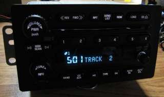 GM GMC CHEVY TAHOE H2 6 DISC CHANGER SILVERADO CD RADIO  
