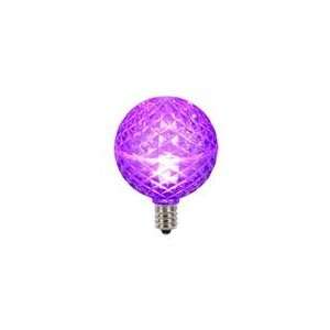  Club Pack of 25 Purple LED G50 Christmas Replacement Bulbs 
