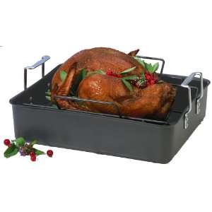   Aluminum 16 1/2 Inch Roaster with Nonstick Rack