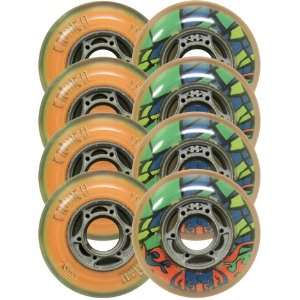  HYPER Inline Skate Wheels 76mm 73a TRINITY ROLLER HOCKEY 