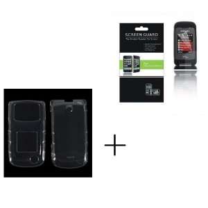  SAMSUNG RUGBY II A847 Clear Rubberized Hard Protector Case 