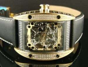 TECHNO COM KC/JOE RODEO AUTOMATIC DIAMOND WATCH 3.00 CT  