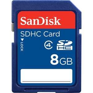  SanDisk, 8GB SDHC Memory Card (Catalog Category Flash Memory 