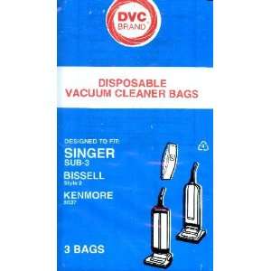  Kenmore Style 5037 Bag Generic 3 Pack for  Uprights 