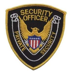  Security Officer Private Security Emblem (Black and Gold 
