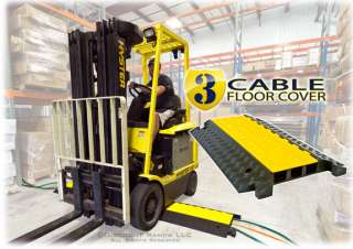 NEW 3 CABLE COVER WIRE PROTECTOR RAMP BOARD 12 TON  