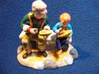 Department 56. Original Snow Village. Toy Boat whittling Lesson 