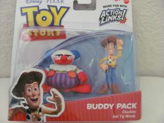TOY STORY 3 BUDDY PACK CHUCKLES HAT TIP WOODY RARE  