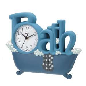    Fancy,vivid bathtub,towel wall clock[1572BL]