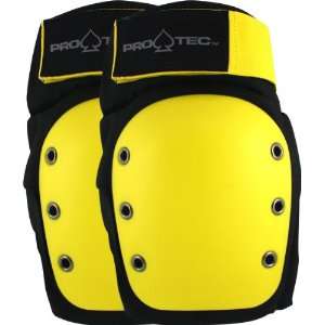   Protec Rental Knee Medium Black Yellow Skate Pads