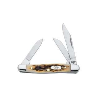 Case Cutlery 00262 Small Stockman Pocket Knife with Stainless Steel 