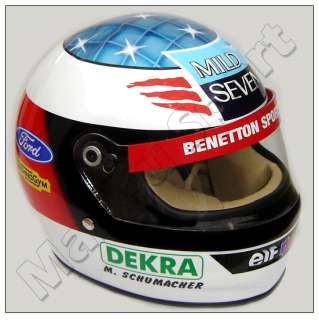 Michael Schumacher F1 World Champion 1994 Replica Helmet. Real 