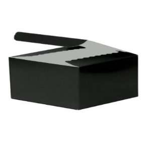   50 6 X 3 X 2 Glossy Black Favor Boxes Wedding Gift 
