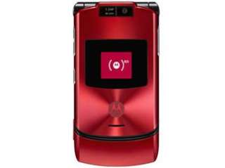 New Motorola 3G RAZR RAZOR V3XX Fire Red Unlocked Mobile Cell Phone 