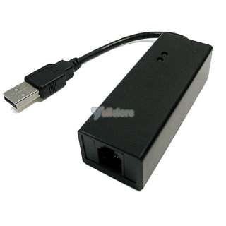 New USB 56K External Dial Up Voice Fax Data Modem Black  