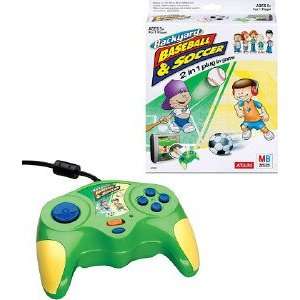  Backyard Baseball & Soccer 2 in 1 Plug In Game with 