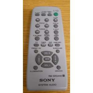  Sony RM SRG440 System Audio Remote Control Electronics