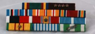 Navy Service Ribbon Bar service WWII, Korean, Vietnam  