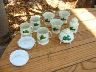 Vintage Metal Miniature Pots and Pans Cookware Christmas Ornaments 