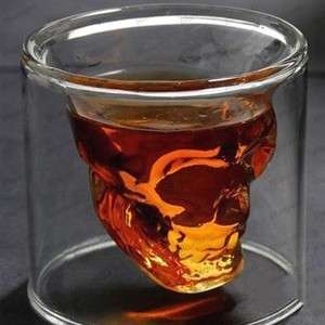 Fashion Doomed Crystal Skull Vodka Shot Glass Drinking Glassware for 
