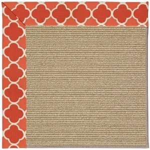   Zoe Sisal Red Pepper Square 10.00 x 10.00 Area Rug