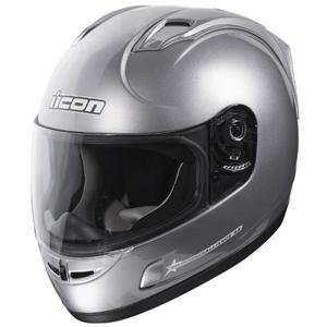  Icon Alliance SSR Solid Helmet   2009   Small/Metallic 