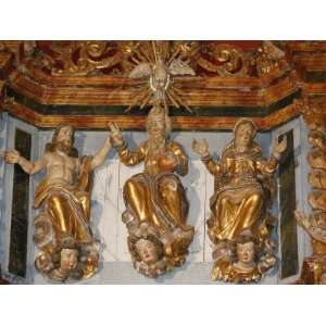  Statues of God, Jesus, Mary and the Holy Spirit, Notre 