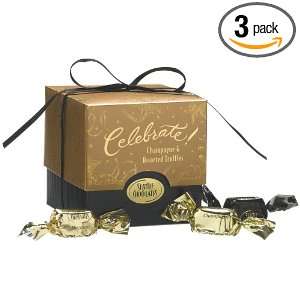 Seattle Chocolates Celebrate, Champagne & Assorted Truffles, 8 Ounce 