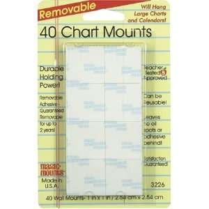  Chart Mounts (40 Removable Magic Mounts)