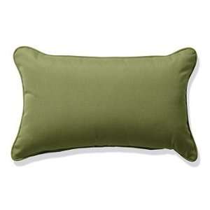  Outdoor Outdoor Lumbar Pillow in Sunbrella Green   20 x 