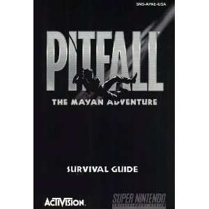  Pitfall The Mayan Adventure Super Nintendo Instruction 