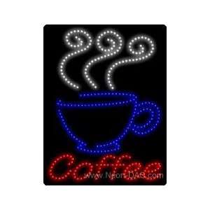  Coffee Outdoor LED Sign 31 x 24