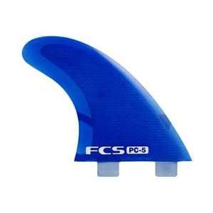  FCS PC 5 Surfing Surfboard Tri Fin Set   Blue Sports 