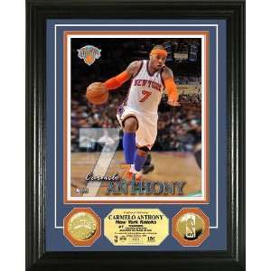  Carmelo Anthony Gold Coin Photomint Sports Collectibles
