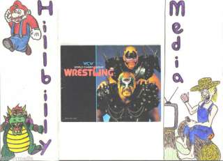 WCW World Championship Wrestling (Nintendo) NES Instruction MANUAL 