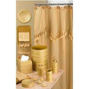  Muted Stripes Gold 3 pc. Towel Set