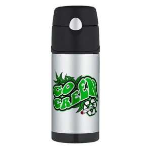  Thermos Travel Water Bottle Marijuana Go Green Everything 