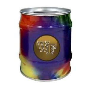   Wake Forest Demon Deacons WFU NCAA Tie Dye Tin Bank