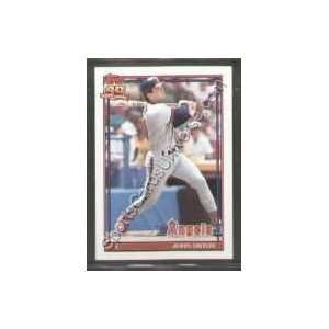  1991 Topps Regular #176 John Orton, California Angels Baseball 