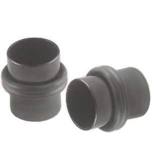  gauge 10mm   Black Anodized Coated 316L Surgical steel Flesh Tunnels 