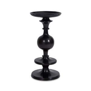   .75h Aluminium Waxed Noir Functional Side Table Pedestal Plant Stand