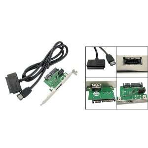  Gino HDD USB/ESATA to SATA Adapter Card Converter w Cable 