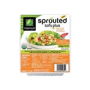 Nasoya Foods, Tofu, Organic, Sprouted Plus, 12 Oz (Pack of 6)
