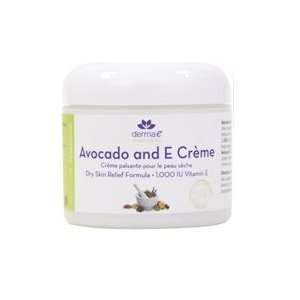  Derma e Avocado and E 1,000 I.U. Dry Skin Relief Cream 