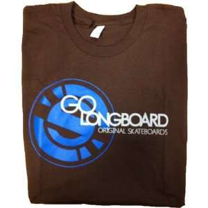  Original Longboards Go Longboard T Shirt   Brown Sports 