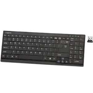 ROCKS RF 6490 BK ultra slim light weight 1.5 area wireless keyboard 
