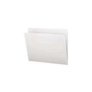  Top Tab File Folder, White, Letter Size, 11 pt, Reinforced 