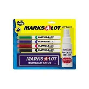/BK   Sold as 1 ST   Dry erase marker kit is designed for whiteboards 