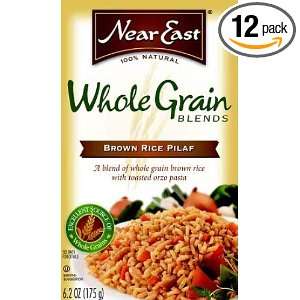Near East Brown Rice Whole Grain Blends , 6.25 Ounce Boxes (Pack of 12 