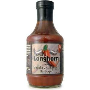 Texas Longhorn Chipotle BBQ Sauce 18 oz.  Grocery 